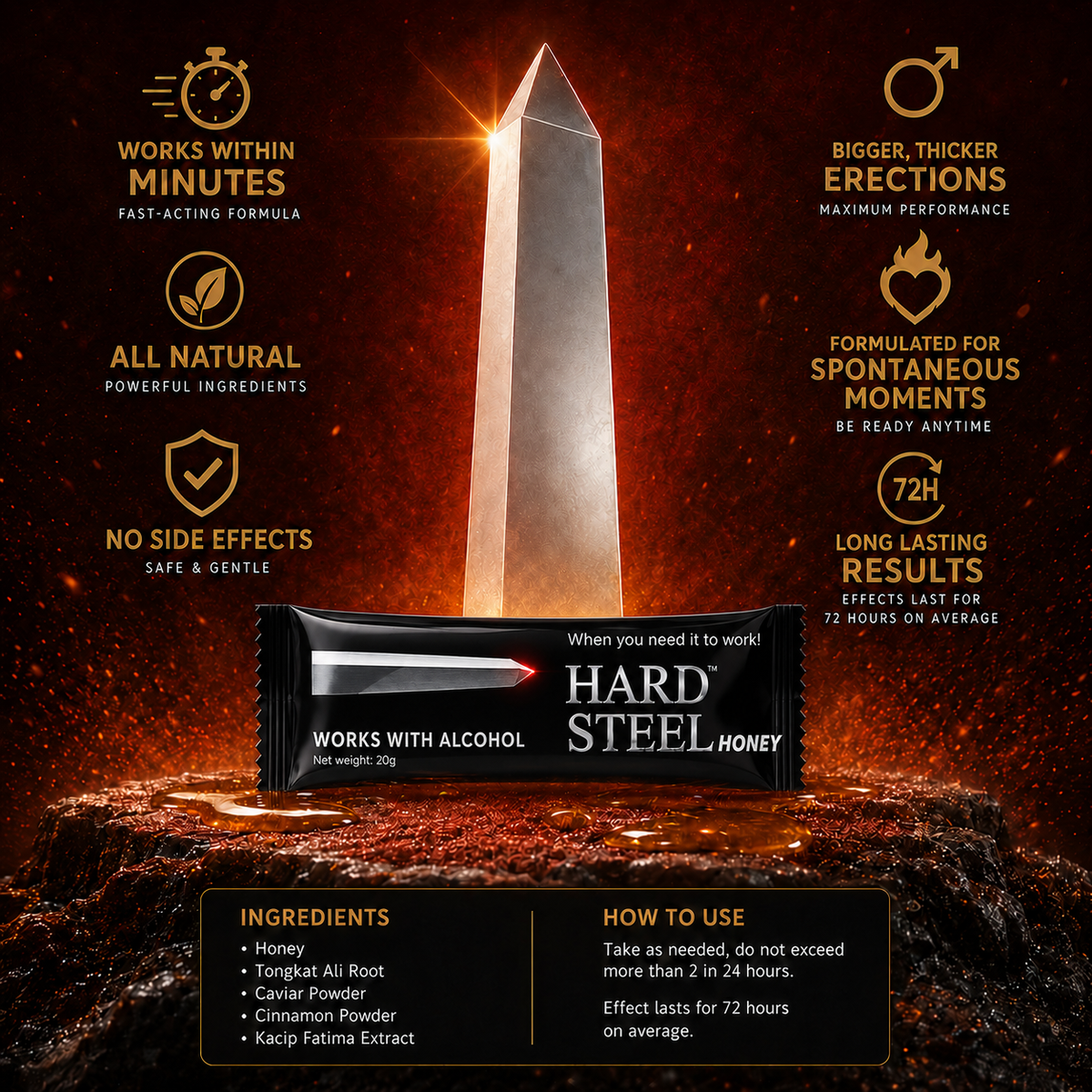 Solid Steel Ha*d Steel Honey
