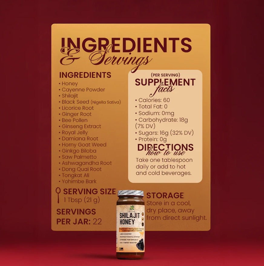 Genuine Shilajit Honey